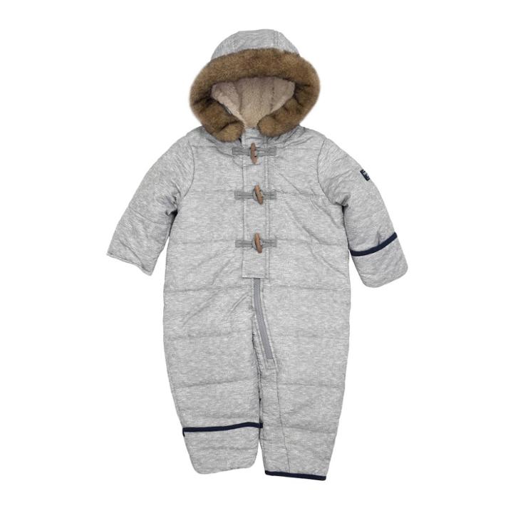 Genuine Kids From Oshkosh Oshkosh B'gosh Baby Boys' Abstract Bunting Snowsuits Gray