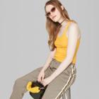 Women's Laced Back Tank Top - Wild Fable Gold