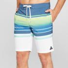 Target Trinity Collective Men's Striped 10 Hydro Board Shorts - Indigo