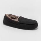 Men's Kairo Moccasin Slippers - Goodfellow & Co Charcoal Gray