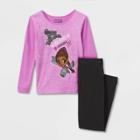 Girls' Marvel Black Panther Shuri 2pc Snug Fit Pajama