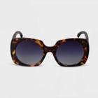 Women's Oversized Retro Sunglasses - A New Day Brown