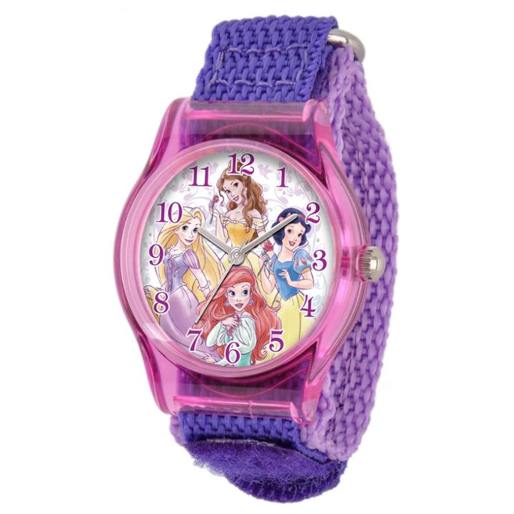 Girls' Disney Princess Purple Plastic Watch - Purple, Girl's
