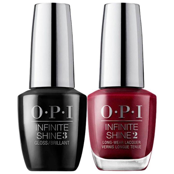 Opi Infinite Shine Prostay Top Coat Duo - Bogota Blackberry