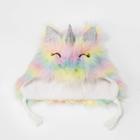 Girls' Unicorn Faux Fur Earflap Beanie - Cat & Jack