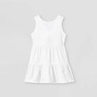 Toddler Girls' Tiered Tank Dress - Cat & Jack White