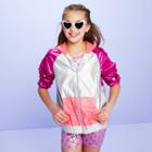 Girls' Woven Windbreaker Jacket - More Than Magic Purple S, Girl's,