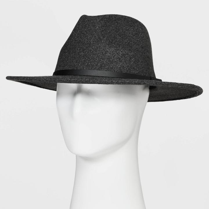 Men's Poly Wool Panama Hat - Goodfellow & Co Gray