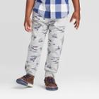 Oshkosh B'gosh Toddler Boys' Boats Graphic Jogger Pants - Gray 12m, Toddler Boy's