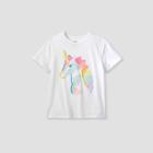 Kids' Adaptive Unicorn Graphic T-shirt - Cat & Jack White