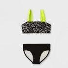 Girls' Polka Dot 2pc Bikini Set - Cat & Jack Black