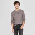 Target Junk Food Men's Rebel Long Sleeve Graphic T-shirt - Gray