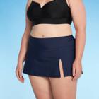 Women's Plus Size Swim Skirtini - Kona Sol Navy X, Blue