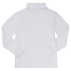 French Toast Boys' Long Sleeve Turtleneck Uniform T-shirt - White