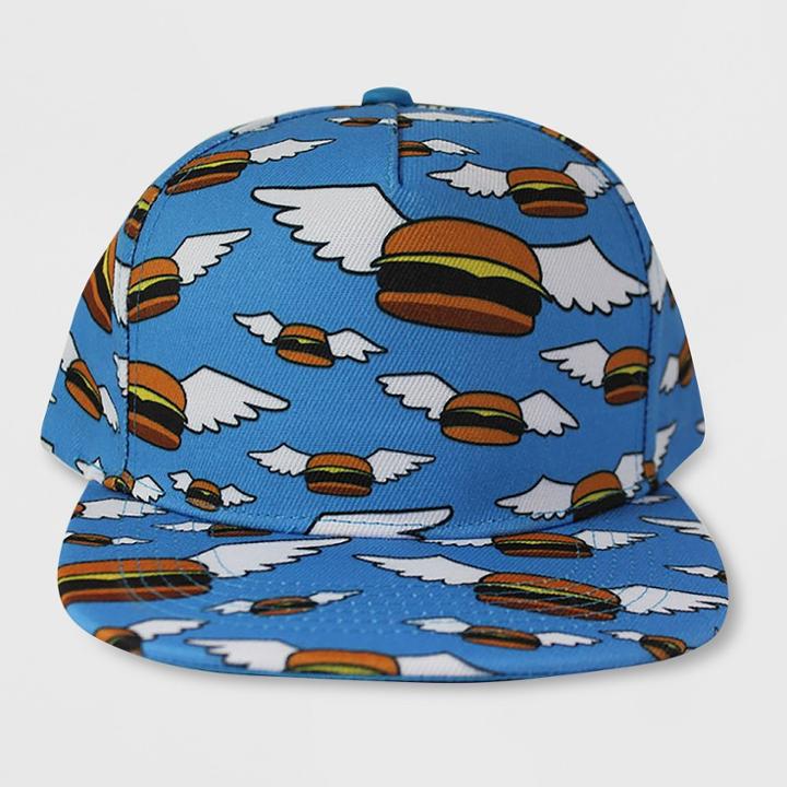 Target Bobs Men's Burgers Flying Burger Flat Brim - Sky Blue One Size, Blue