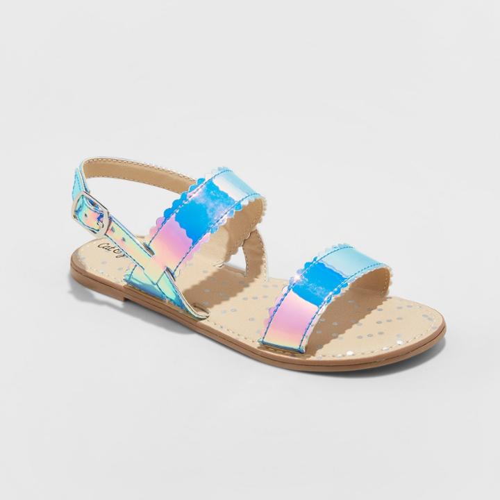 Girls' Rena Two Piece Footbed Sandals - Cat & Jack
