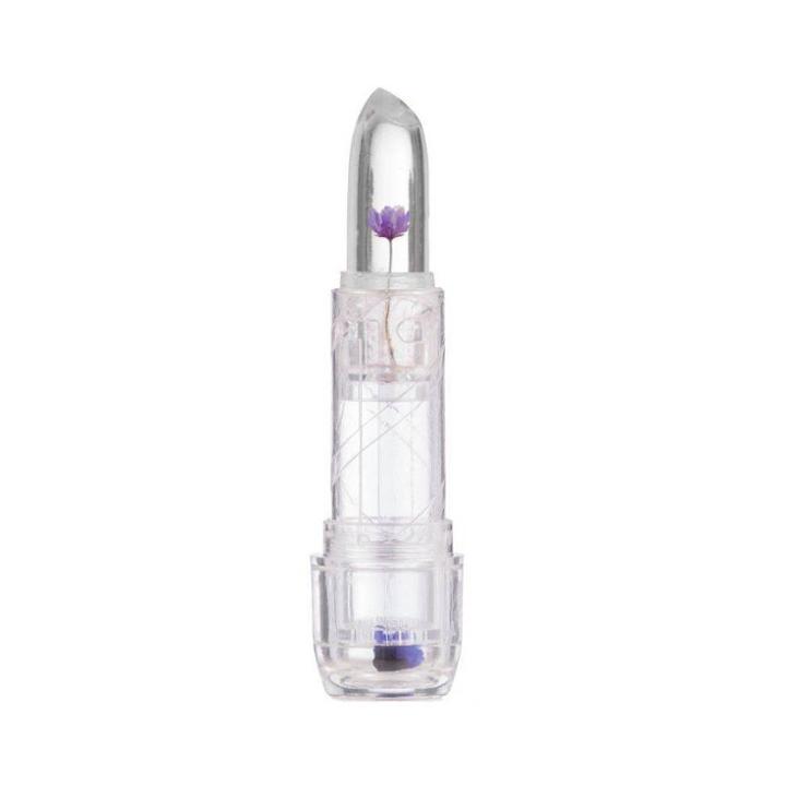 Blossom Color Changing Crystal Lip Balm Purple Flower