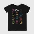 Girls' Squishmallows Short Sleeve Graphic T-shirt - Black