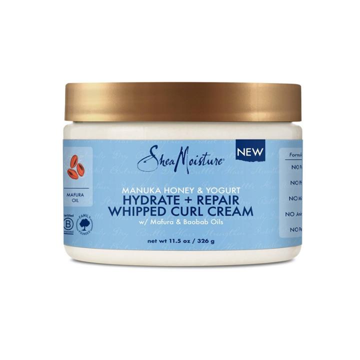 Sheamoisture Manuka Honey + Yogurt Hydrate + Repair Whipped Curl Cream