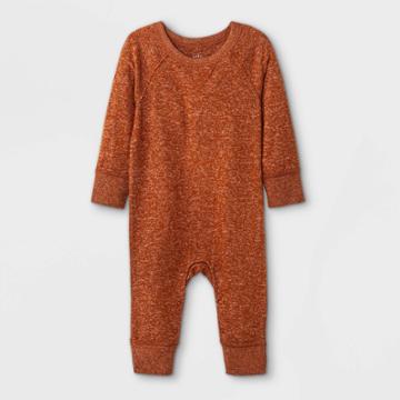 Baby Boys' Cozy Romper - Cat & Jack Orange