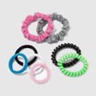 Assorted Hair Tie Set 8pc - Wild Fable Multicolor Brights