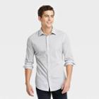 Men's Slim Fit Long Sleeve Button-down Shirt - Goodfellow & Co Natural White