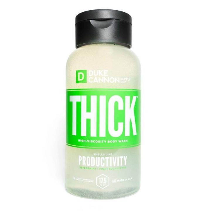 Duke Cannon Supply Co. Thick High Viscosity Body Wash Productivity
