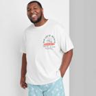 Men's Big & Tall Short Sleeve Sleeve T-shirt - Original Use White