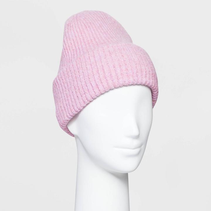 Adult Double Cuff Beanie - Universal Thread Purple