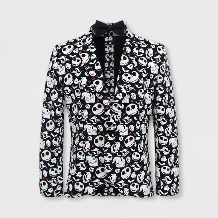 Men's Disney The Nightmare Before Christmas Jack Skellington Suit Jacket - S/m - Disney Store, One Color