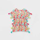 Girls' Floral Woven Caftan Cover Up - Cat & Jack