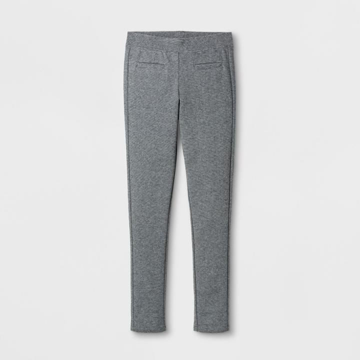 Girls' Ponte Fashion Pants - Cat & Jack Heather Gray