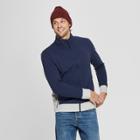 Men's Standard Fit Long Sleeve Track Jacket - Goodfellow & Co Jamestown Blue