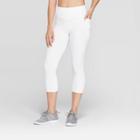 Women's Training High-waisted Capri Leggings 20 - C9 Champion White