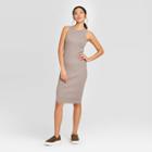 Women's Sleeveless Crewneck Dress - Prologue Khaki Xs, Women's, Gray