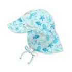Green Sprouts Toddler Flap Sun Protection Swim Hat - Aqua
