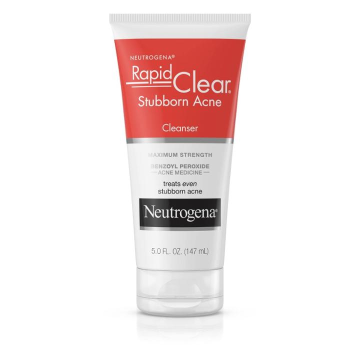 Neutrogena Rapid Clear Stubborn Daily Acne Facial Cleanser - 5 Fl Oz, Adult Unisex