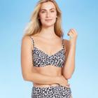 Women's Underwire Bikini Top - Kona Sol Animal Print