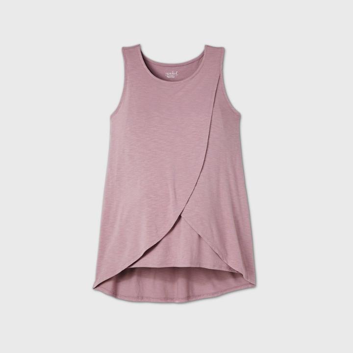 Maternity Tulip Nursing Tank Top - Isabel Maternity By Ingrid & Isabel Purple
