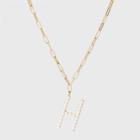 Sugarfix By Baublebar Pearl Initial H Pendant Necklace - Pearl, White
