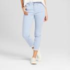 Women's High-rise Frayed Hem Skinny Crop Jeans - Universal Thread Lavender