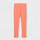 Girls' Leggings - Cat & Jack Neon Peach