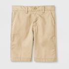 Dickies Boys' Slim Fit Flat Front Shorts - Desert