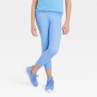 Girls' Core Cropped Leggings - All In Motion Vibrant Blue