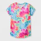 Girls' Tech T-shirt - C9 Champion Tie Dye Wash L,