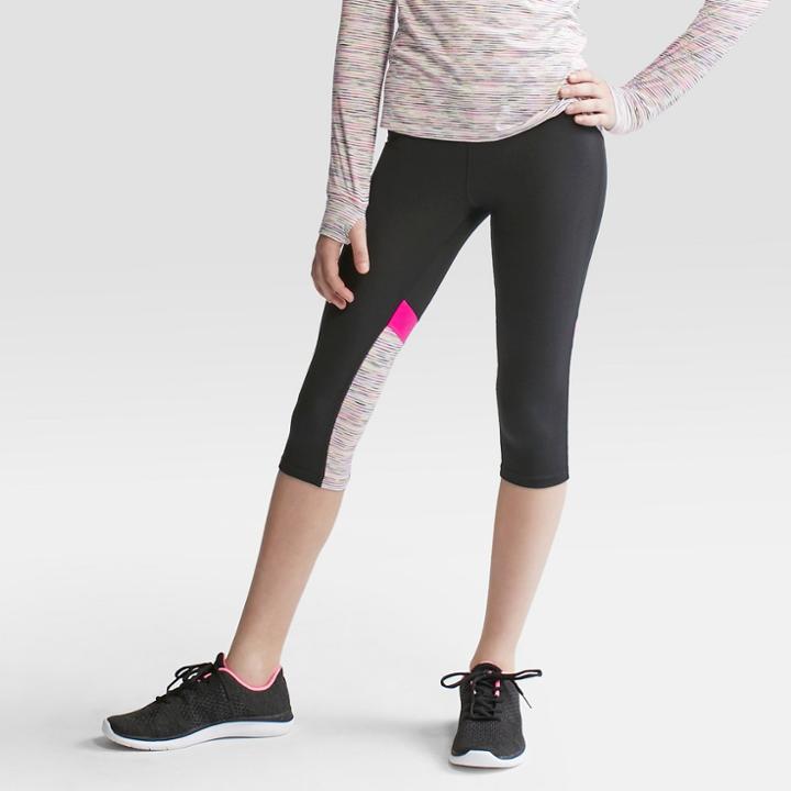 Girls' Elevated Stripe Capri Leggings - C9 Champion
