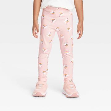 Toddler Girls' Unicorn Fashion Leggings - Cat & Jack Pink