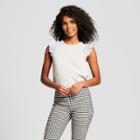 Women's Ruffle Tank Top - Who What Wear Gray