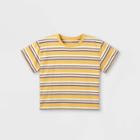 Girls' Boxy Graphic Short Sleeve T-shirt - Art Class Yellow