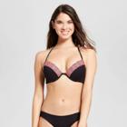 Women's Shore Light Lift Ribbed Bikini Top - Shade & Shore Black